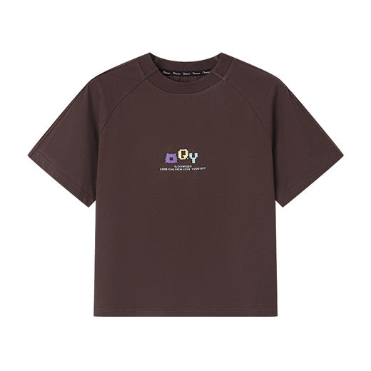 笛莎千与2025夏新款男童潮酷印花男童短袖T恤 商品图4