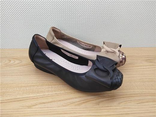 豪行22364747真皮时尚休闲低跟女鞋单鞋皮鞋 商品图1