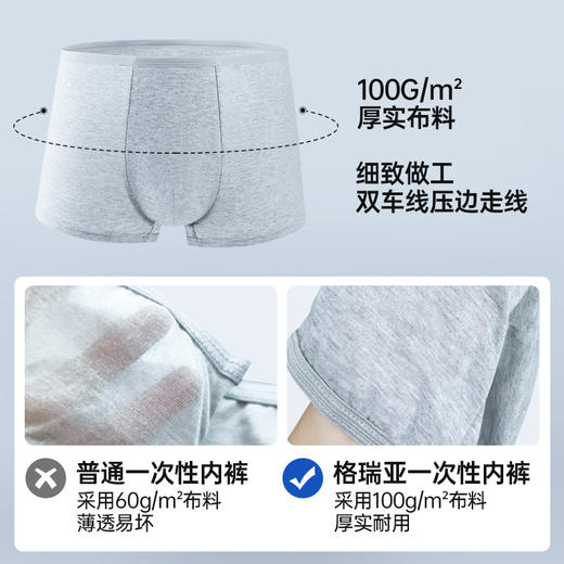 GRAREY（格瑞亚）纯棉日抛内裤7条  独立包装 商品图14