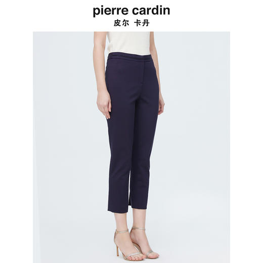 皮尔卡丹女装新款时尚百搭商务干练直筒西裤P4118T4015N0 商品图1