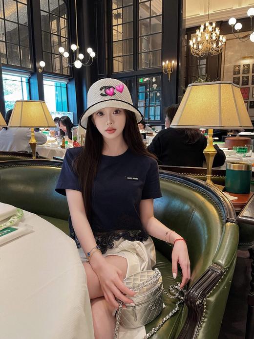 清仓捡漏 LINCHAOZHANG私服定制系列 小香风渔夫帽水桶帽显脸小P2025013K 商品图1