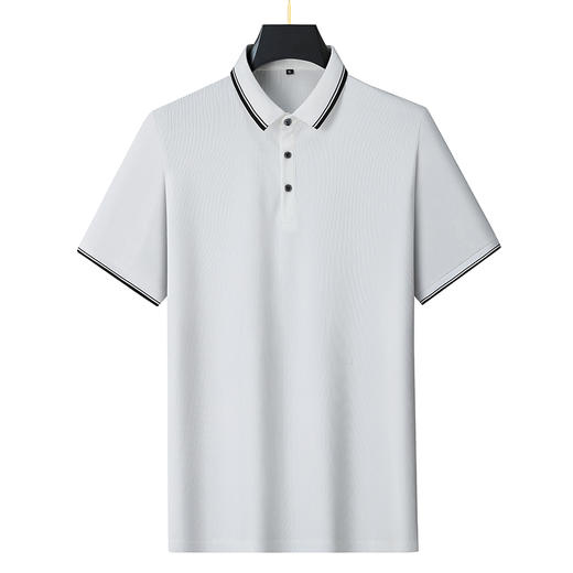 【冰丝】【DWD】大依优型大码男装短袖POLO衫冰感透气加肥加大大号半袖上衣男士 商品图1