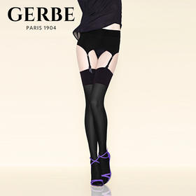 Gerbe格伯 100%法国原装进口女士大腿袜 女丝袜 长筒袜 GBS25 29d