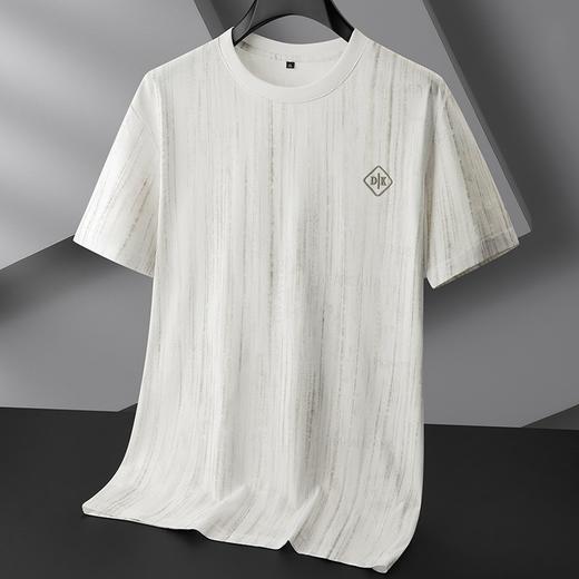 【DPF】大依优型大码短袖T恤圆领时尚休闲印花半袖加肥加大夏季圆领上衣男士胖子 商品图2