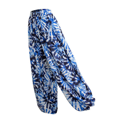 美愫经典款瑜伽裤女禅服中国风时尚印花运动健身裤灯笼裤舞蹈训练裤 商品图4