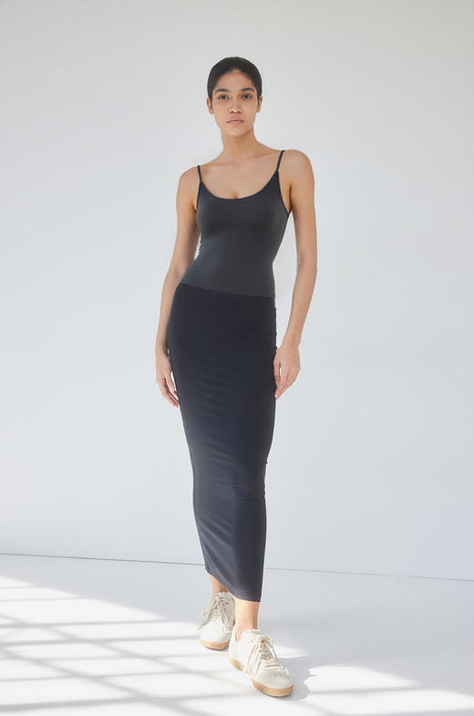 官网1380！沃尔fu特同款莫代尔真丝棉混纺吊带内衣女一体式带胸垫免穿文胸可外穿打底背心 商品图4