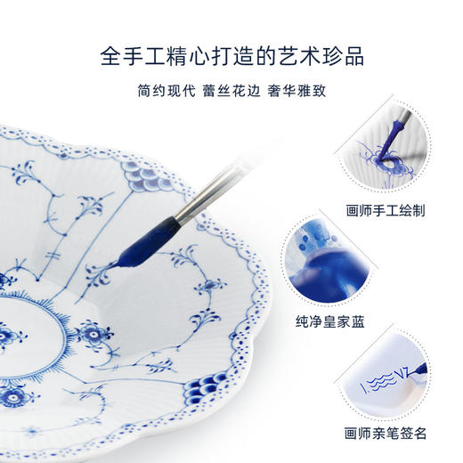 【ROYAL COPENHAGEN】皇家哥本哈根半蕾丝手绘水杯子茶杯马克杯陶瓷杯 商品图1