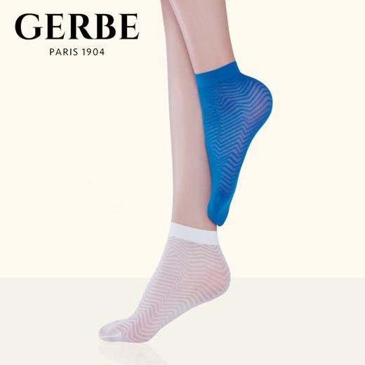 Gerbe格伯 100%法国进口女士短袜女丝袜 GQCHE 21/41d 商品图0