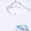 T3019夏季高级感新款潮牌字母印花圆领短袖T恤彩绘水母百搭简约上衣 商品缩略图2