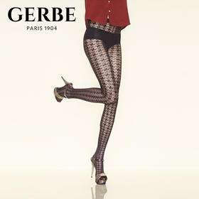 Gerbe格伯 100%法国原装进口女士连裤袜 女丝袜 肌理图案 GCPDP