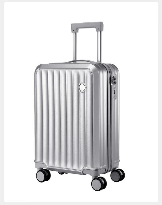 【多样屋专柜】形象派大容量实用拉杆箱便携行李箱20寸银色 商品图2
