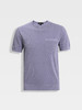 callisto启程系列紫色多巴胺长绒棉混纺弹力T恤 商品缩略图0