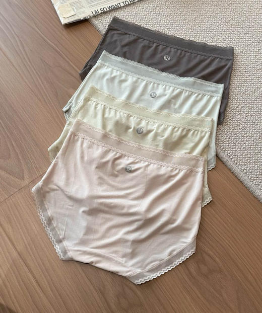 原单版本lu家蕾丝莫代尔内裤4条/盒032905 商品图0