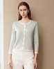 【撞色针织开衫】25年春夏新品女士棉质圆领针织开衫小外套 商品缩略图0