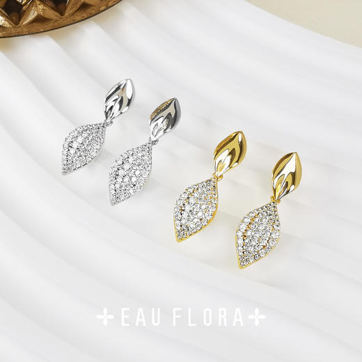 【金枝玉叶】耳环I叶影流光，璀璨永恒 商品图6
