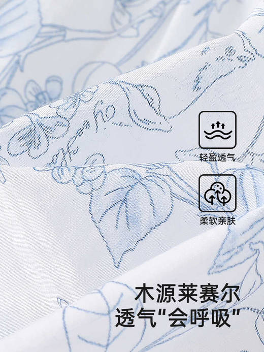 英氏女童连衣裙夏季短袖满印绣花2025新款女宝宝裙子YRLCJ2R007A 商品图1