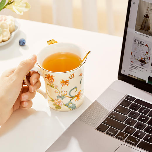 【故宫茶具】萱草无忧骨瓷马克杯水杯博物馆文创杯子生日礼物 商品图5