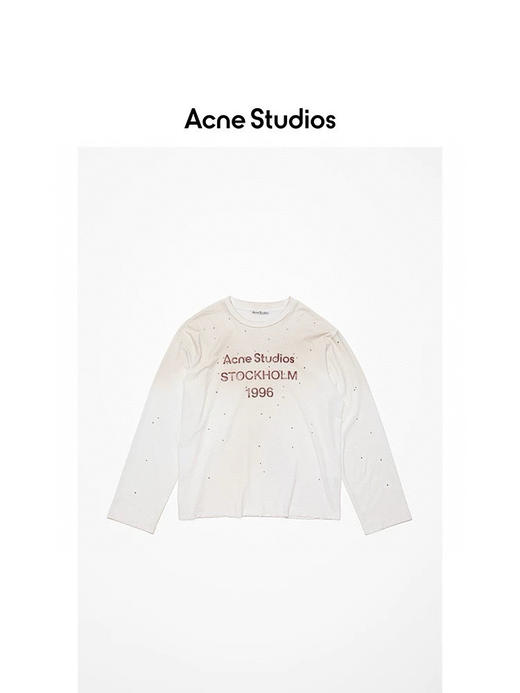 Acne Studios 1996系列 升级带钻款长袖Tee 商品图4