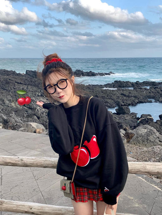 古驰Supreme帆布樱桃迷你手袋（HH） 商品图7