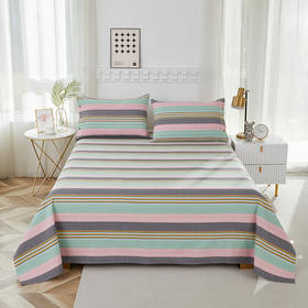 恒源祥色织老粗布凉席三件套 HYX270TJ