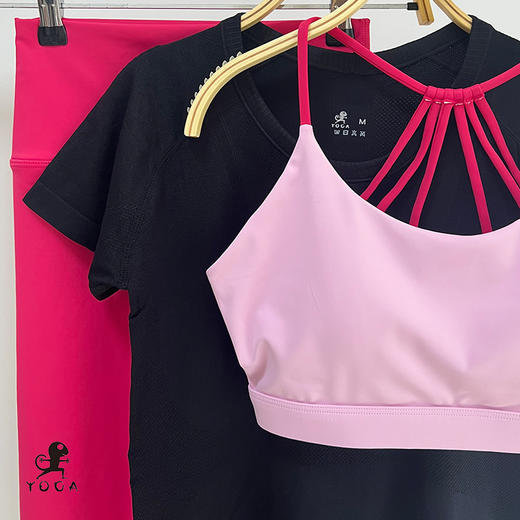 壁虎瑜伽【2504SY353+2504TZ354】美背BRA 3件套（一体式胸垫）【5天发货】 商品图5