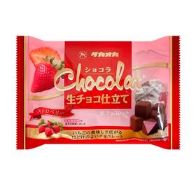 高岗草莓味代可可脂巧克力140g/袋