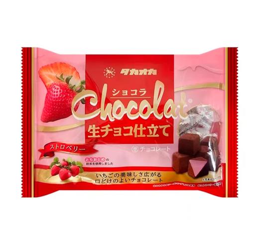 高岗草莓味代可可脂巧克力140g/袋 商品图0