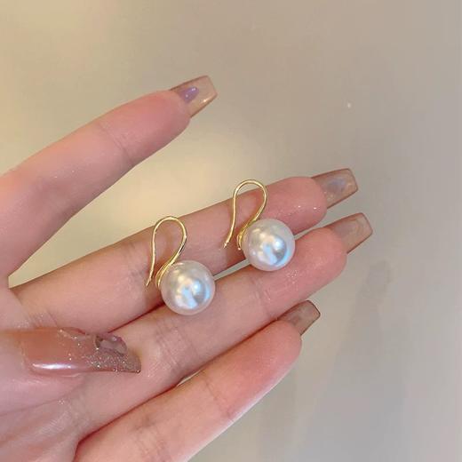 Oflye潮流饰品  珍珠耳钉女轻奢气质耳环小众设计高级感耳钩耳坠耳饰品 商品图6