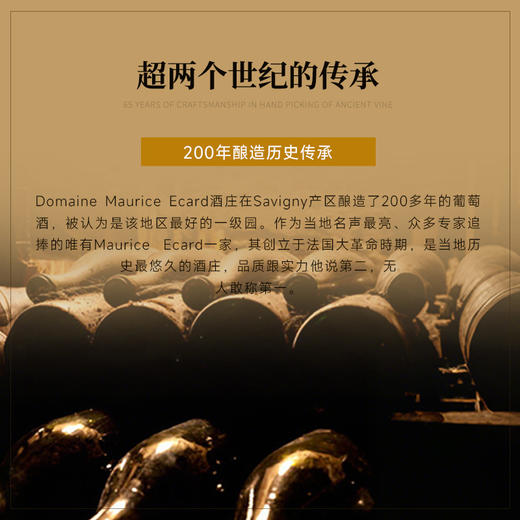 【萨维尼一级园】慕妮思勃艮第一级园干红 荣获四大金奖  24月全新橡木桶陈酿 65年藤木酿造 法国进口 14%vol 商品图8