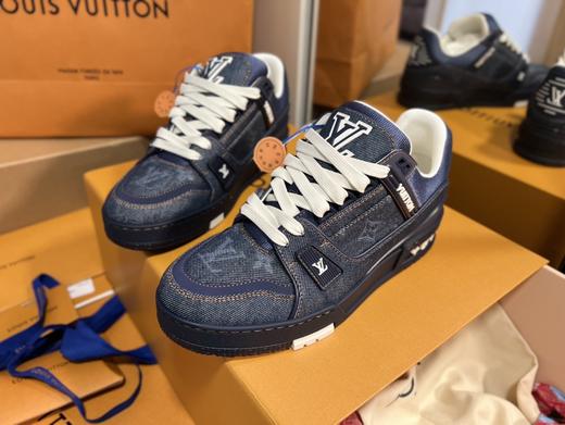 驴家 trainer系列情侣款运动板鞋 丹宁牛仔（HC） 商品图1