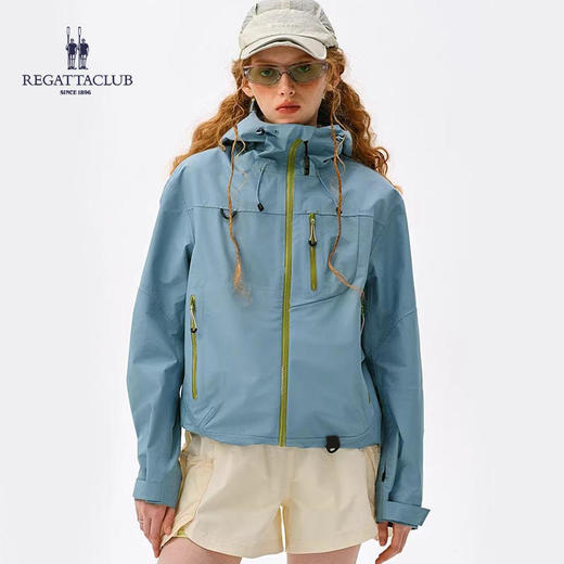 优选丨「春季新款」英国品牌regattaclub赛艇俱乐部情侣户外冲锋外套风衣三防科技双开头拉链透气防风 商品图1