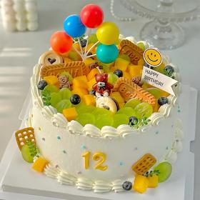 『元气满满』小熊乐园趣味水果蛋糕