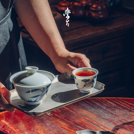 娜家兰花沁香盖碗 商品图3