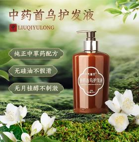 纯中药洗发水、固发草本无硅油植物中药洗发液 | 无月桂醇，温和滋养，「蓬」然新生
