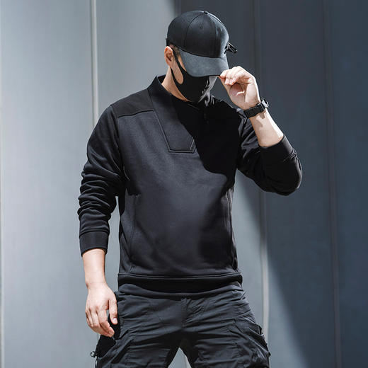 二代龙牙天同立领机能卫衣男士秋冬休闲宽松上衣外套 商品图2