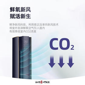 格力（GREE）3匹 云舒氧 新一级能效 鲜净新风 双翼环抱风 立柜式空调柜机 KFR-72LW/NhKa1BG(极光紫)