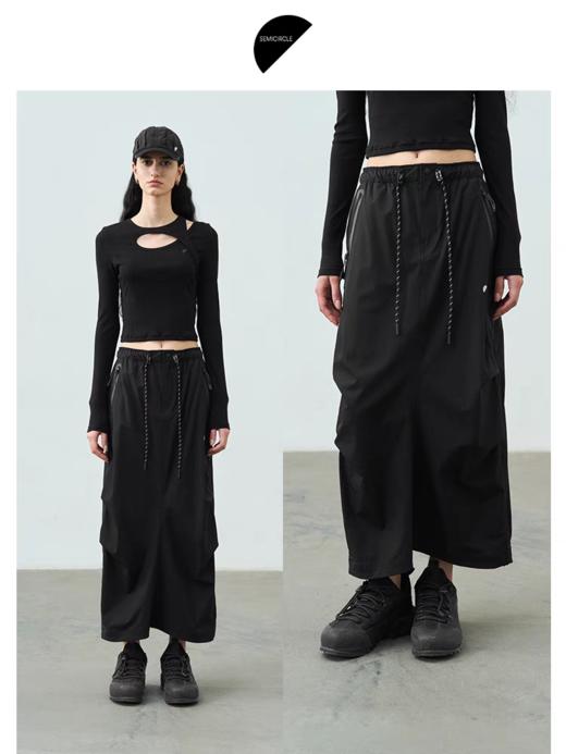 半圆/15629043/运动休闲半身裙 商品图0