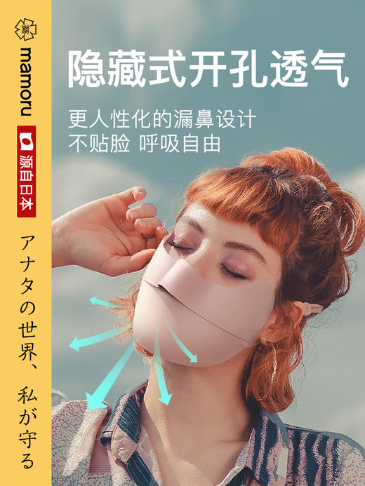 【Mamoru】U形口罩透气护眼角口罩3d立体男女面罩夏季凉感 商品图4