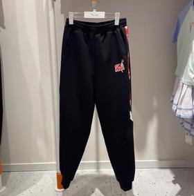 安踏儿童休闲裤2025春新款女大童宽松收口针织运动长裤 362518713