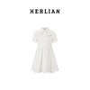 Herlian2025年春夏新品复古POLO领修身短袖连衣裙 商品缩略图4
