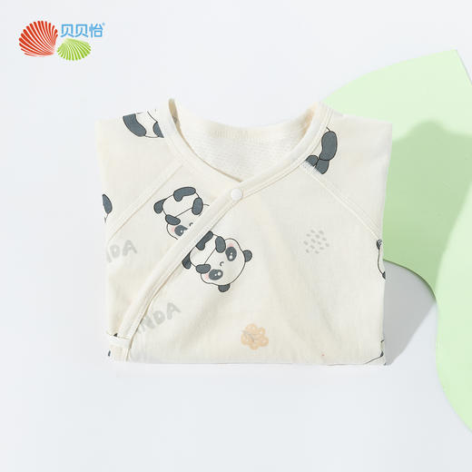 贝贝怡2025夏季新款纯棉轻薄哈衣新生儿连体衣网眼透气百天抱衣满月爬服ZB1EL005 商品图4