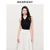 【浪漫花园-商场同款】MAXRIENY复古优雅挂脖设织背心上衣(货号:MC85SW299) 商品缩略图0