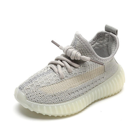 【YW】无忧购儿童休闲韩系百搭透气飞织网面椰子鞋SY-18（截单后7天发货) 商品图4