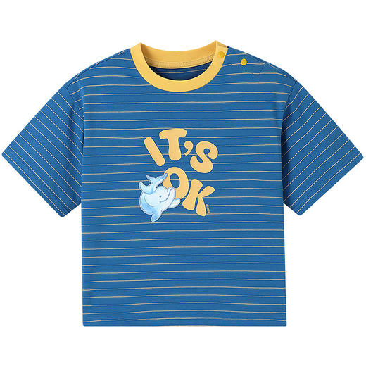 【实体店同款】男童圆领短袖针织衫夏季新款安奈儿童装XB521611 商品图7