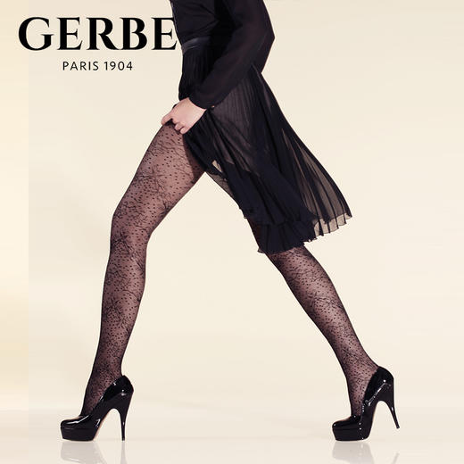 Gerbe格伯 100%法国原装进口女士连裤袜 时尚欧美性感女丝袜GCRES 商品图0