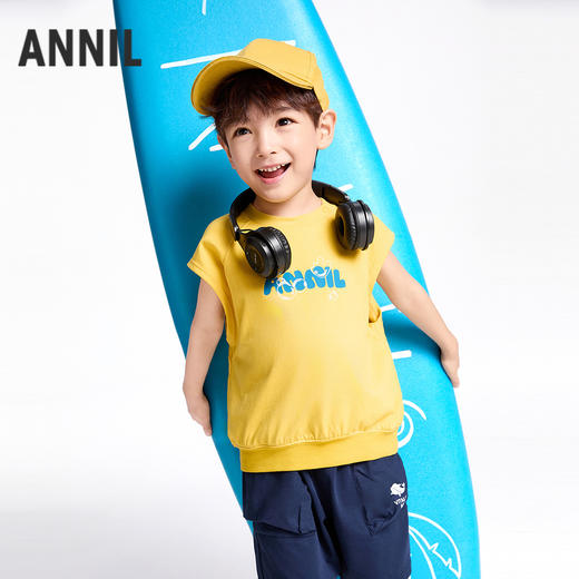 【实体店同款】男童圆领背心夏季新款安奈儿童装XB522608 商品图2
