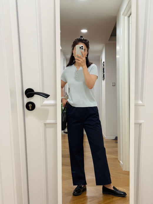 免熨烫不易皱-25夏进口舒柔特直筒休闲裤-通勤裤【包邮+三天无理由退huan】 商品图4