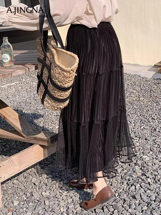 【轻盈诗篇】阿菁娜轻盈蓬松仙女半身裙F30C213032 商品图4