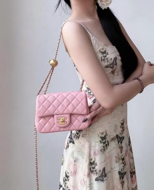 香奈儿特级原厂皮小金球系列方胖子（HH） 商品图6