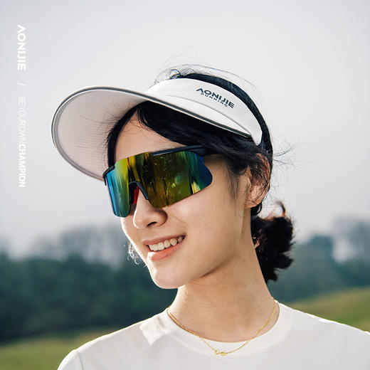 奥尼捷运动帽户外运动加大帽檐防晒运动帽跑步越野徒步爬山运动帽E4113--新色 商品图2